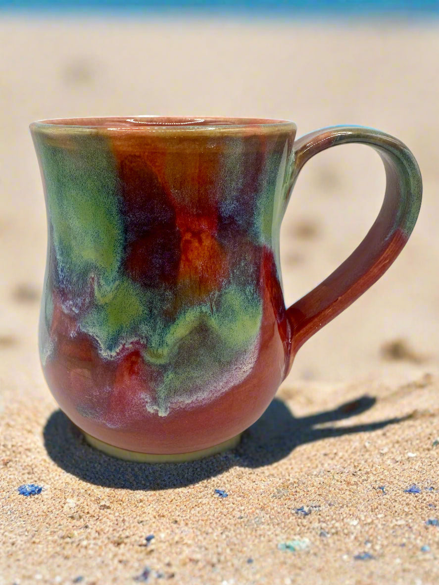 Colorful Plum, Green, Blue, Purple Mug