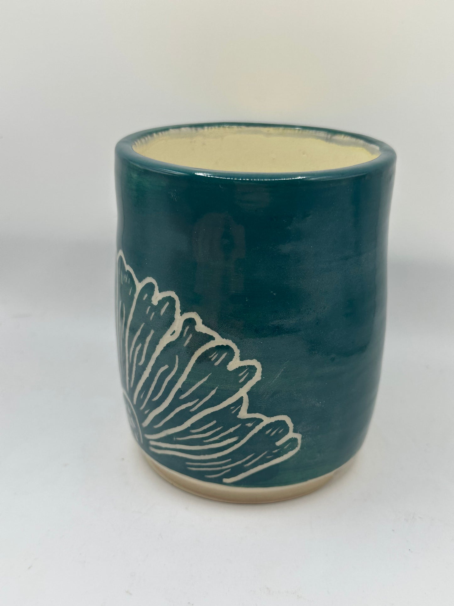 Engraved Flower Cup