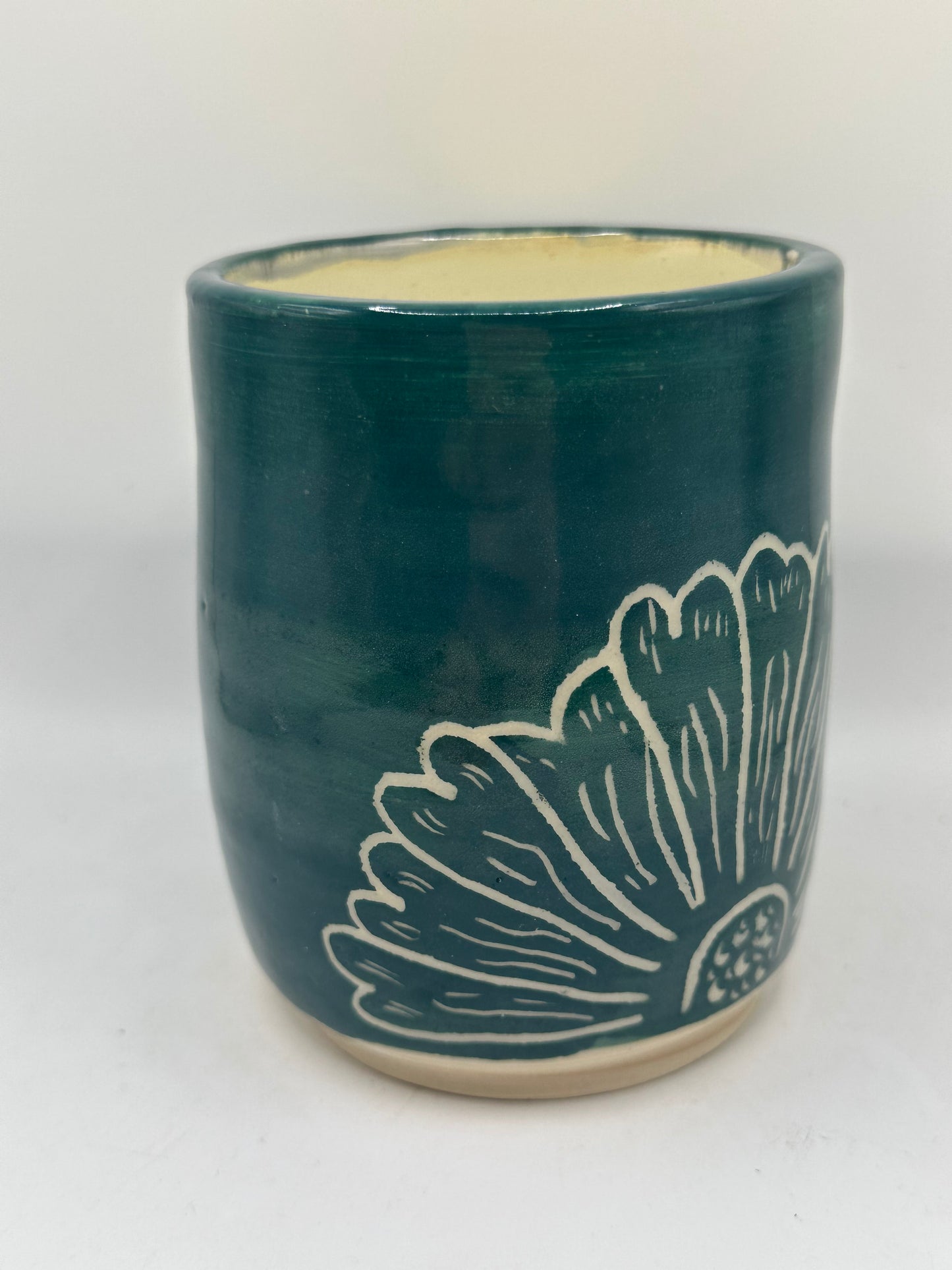 Engraved Flower Cup