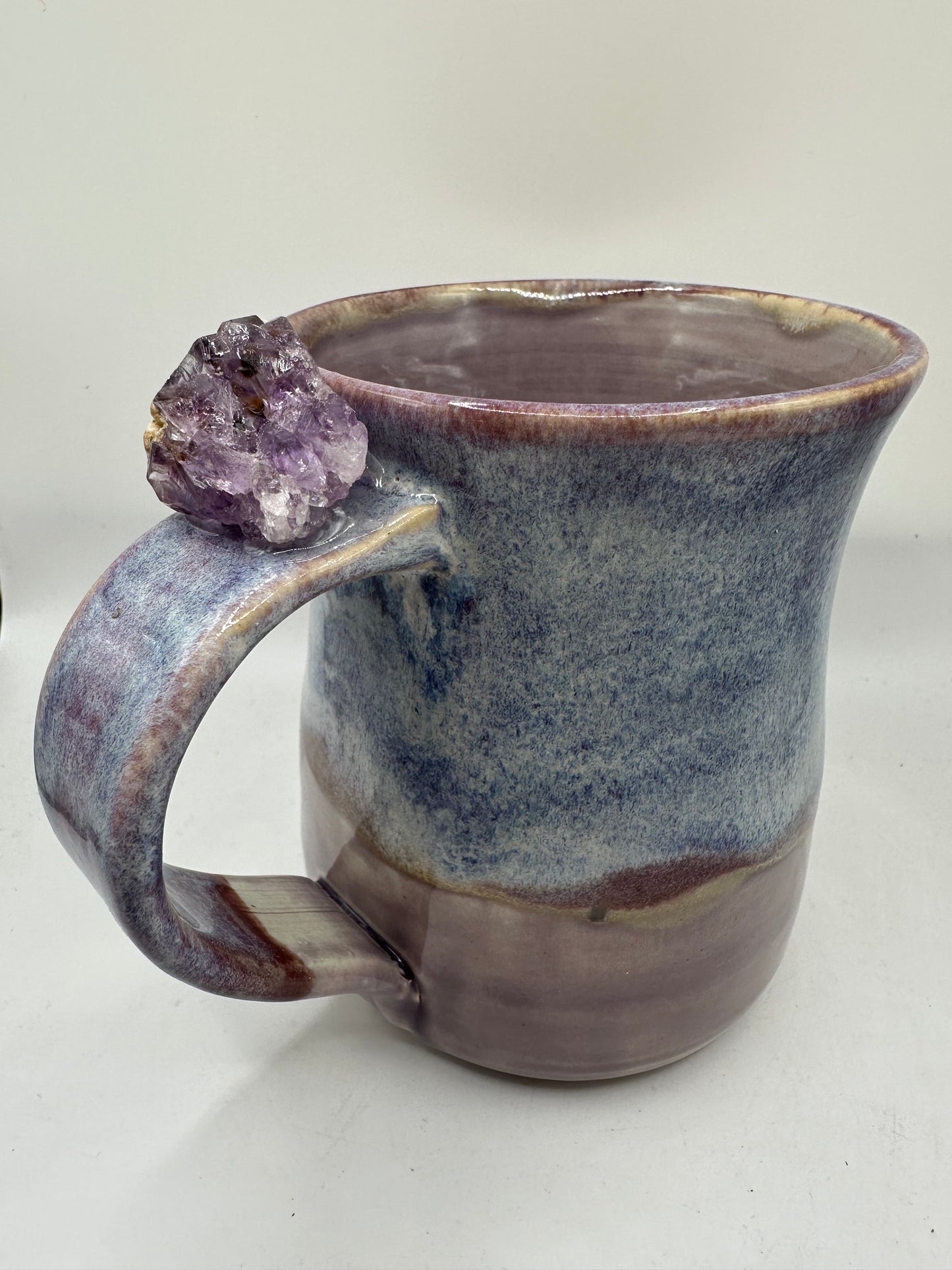 #1-Purple Mug with Amethyst Stone