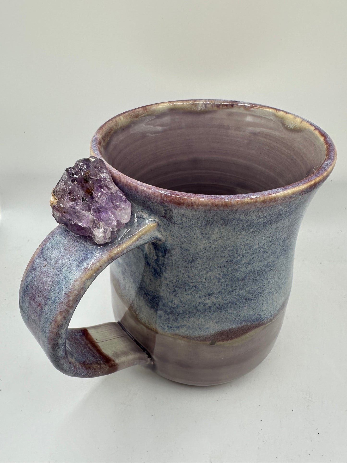#1-Purple Mug with Amethyst Stone