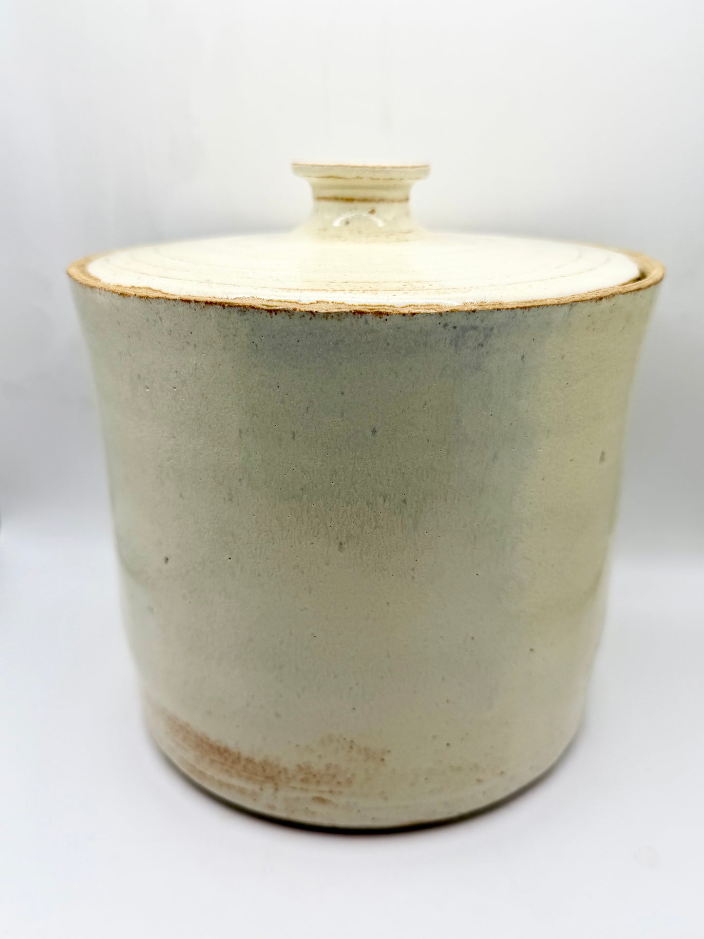 White Lidded Jar