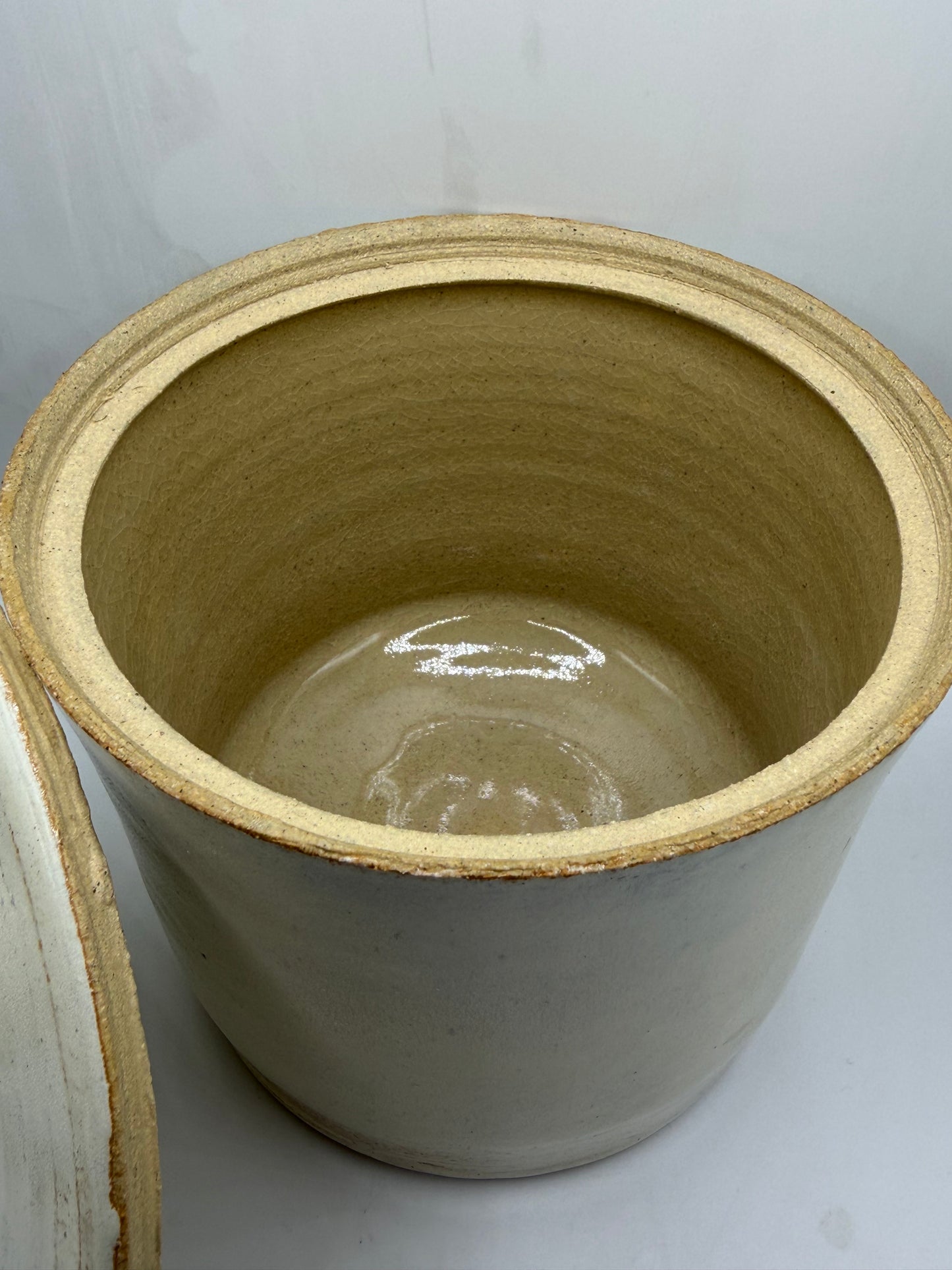 White Lidded Jar