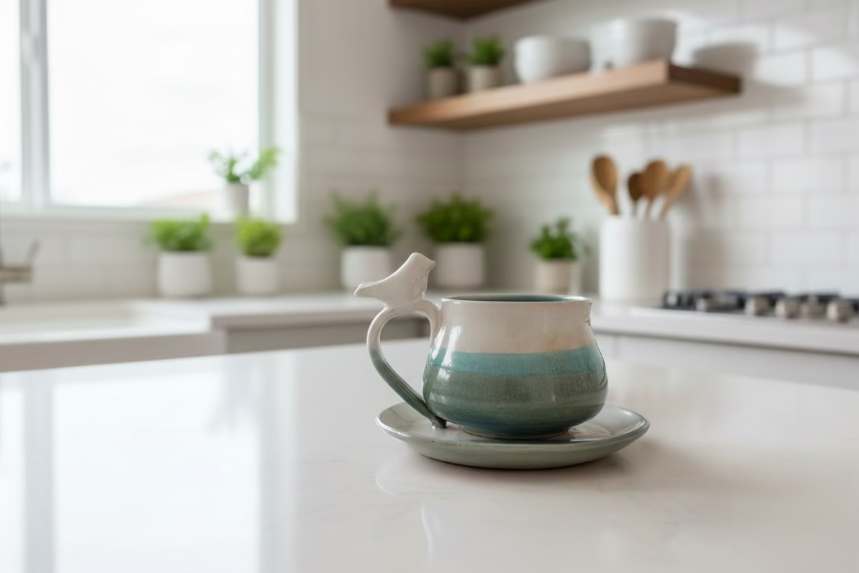 Bird Cup and Saucer