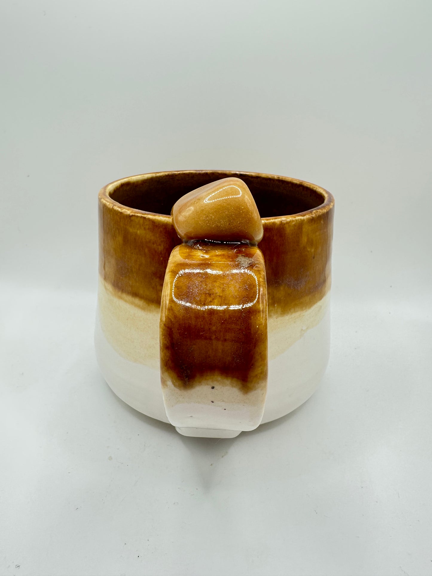 #4 - Moonstone Mug (Brown and White with Moonstone attached to the handle)