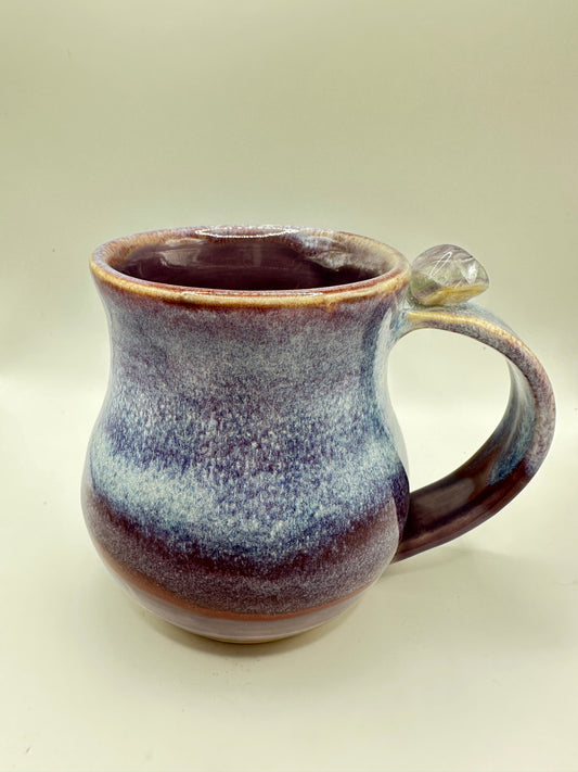 #5-Amethyst Mug (Purple Mug with Amethyst Stone attached to the handle)