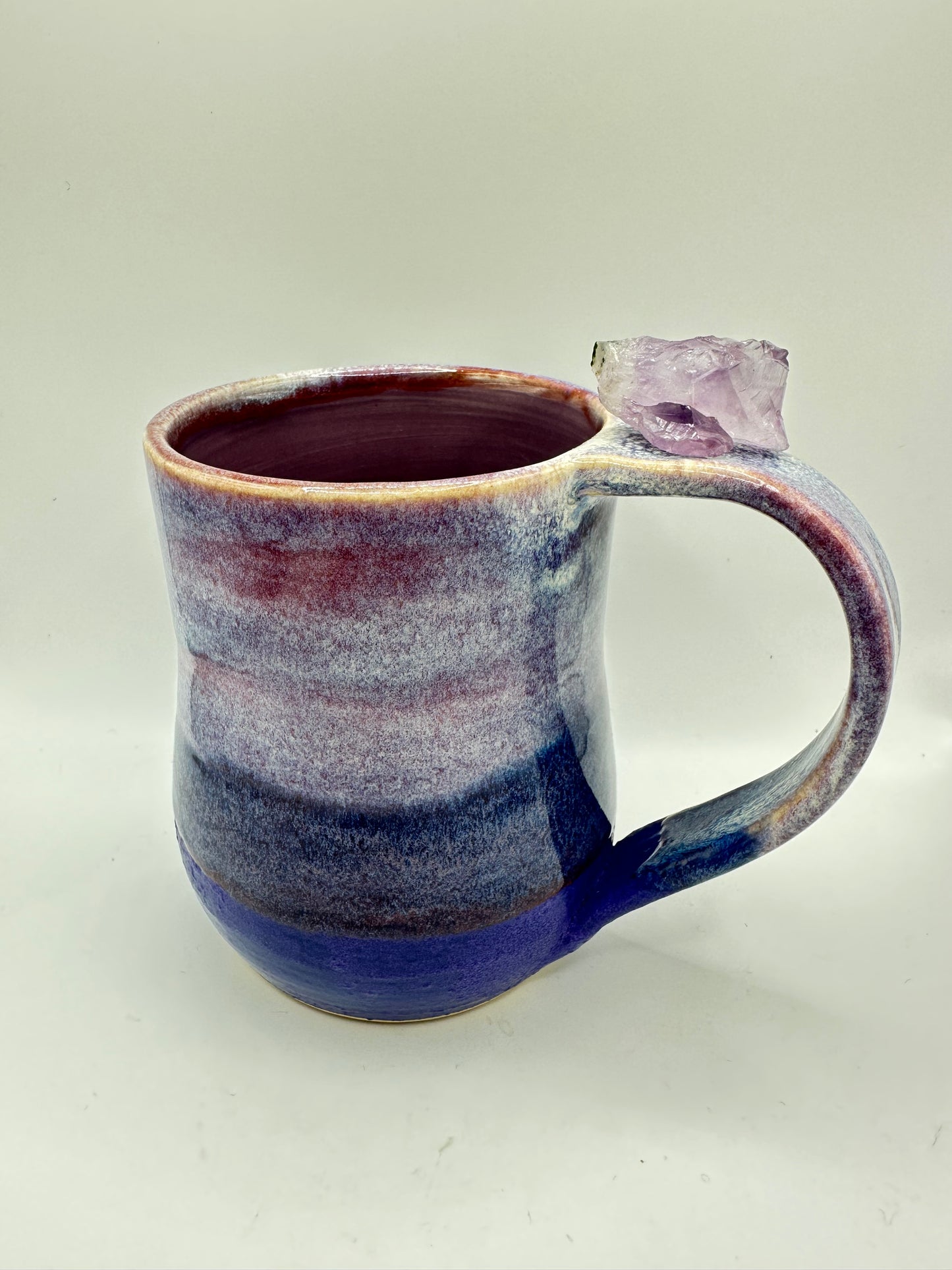 #6 - Amethyst Mug (Purple Mug with Amethyst Stone attached to the Handle)