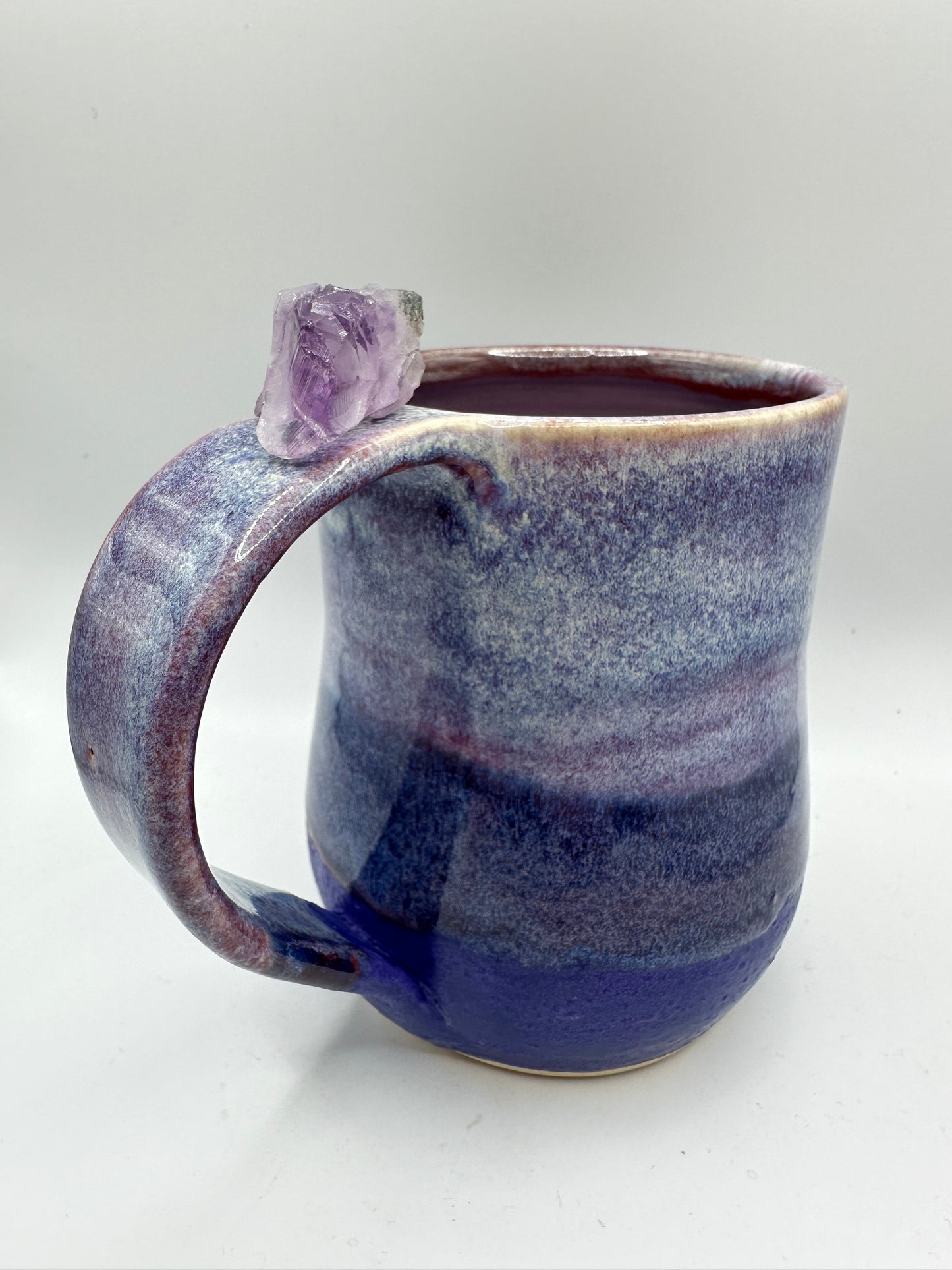 #6 - Amethyst Mug (Purple Mug with Amethyst Stone attached to the Handle)