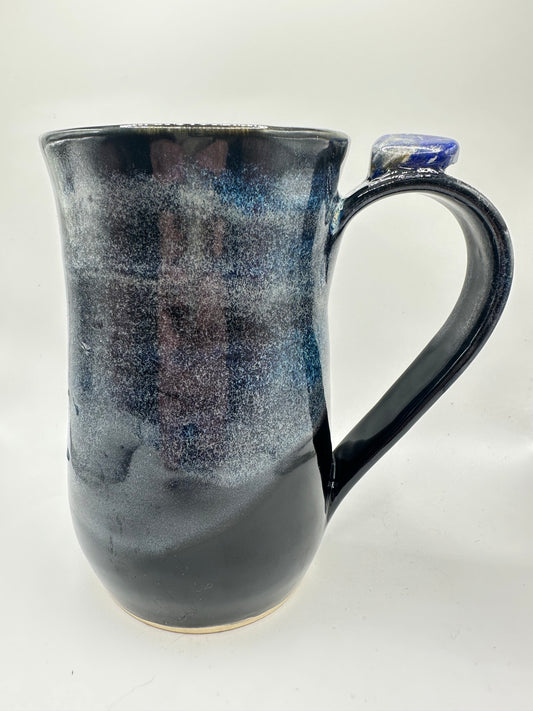 #7 - Sodalite Mug (Midnight Galaxy Mug with Sodalite Stone attached to the handle.)