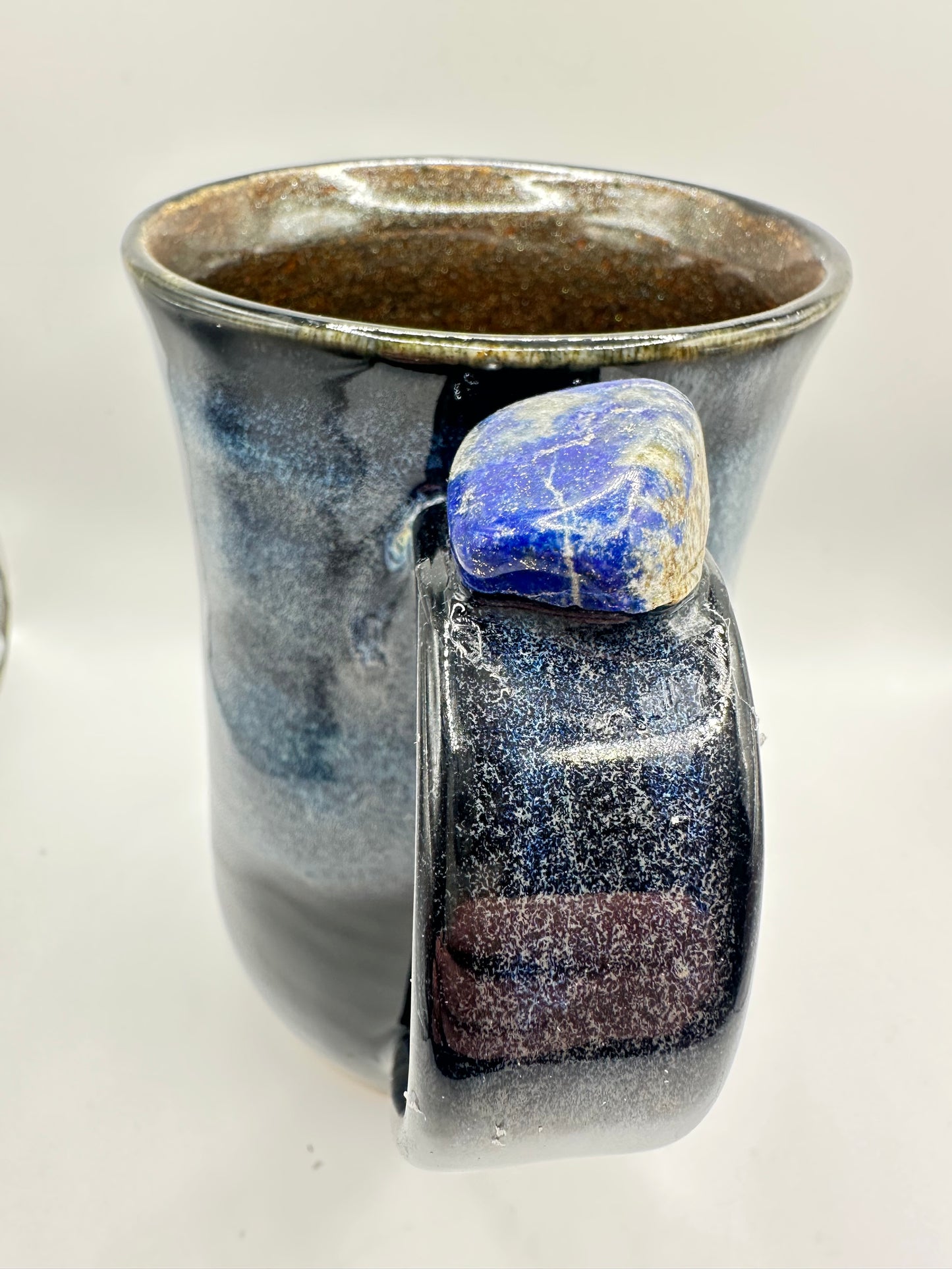 #7 - Sodalite Mug (Midnight Galaxy Mug with Sodalite Stone attached to the handle.)