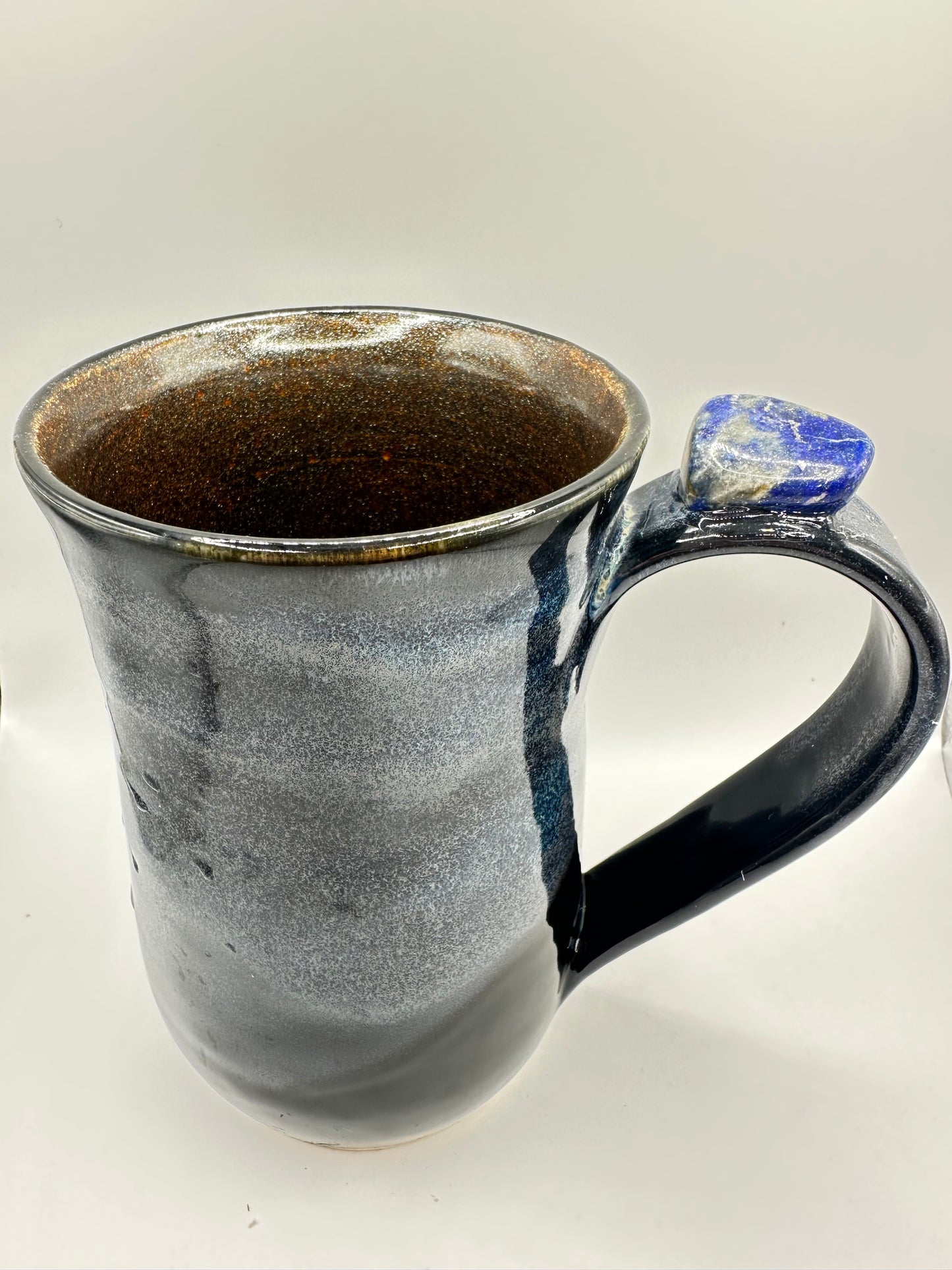 #7 - Sodalite Mug (Midnight Galaxy Mug with Sodalite Stone attached to the handle.)