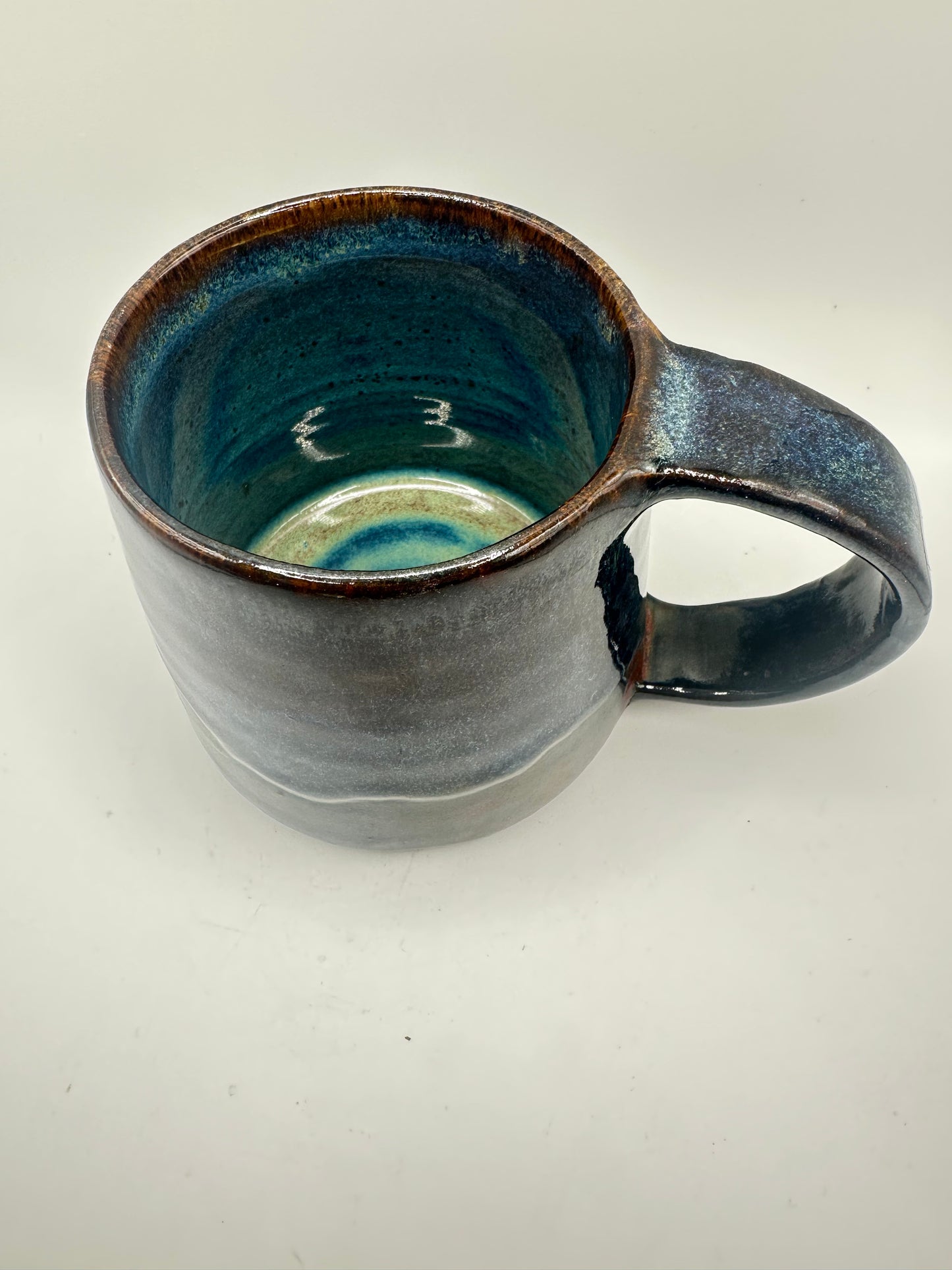 Brown and Blue Mug