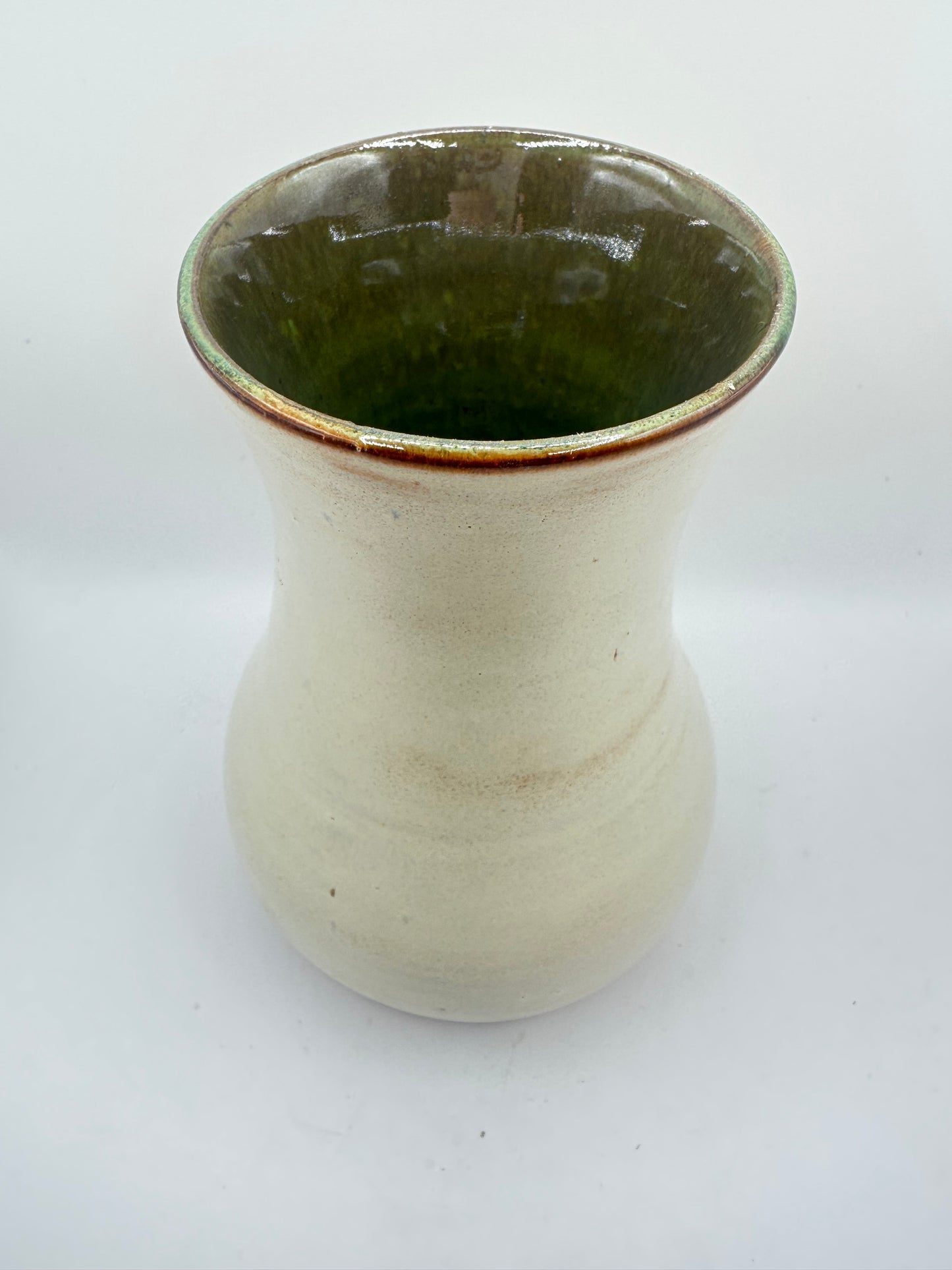 Bud Vase Off-White Rustic