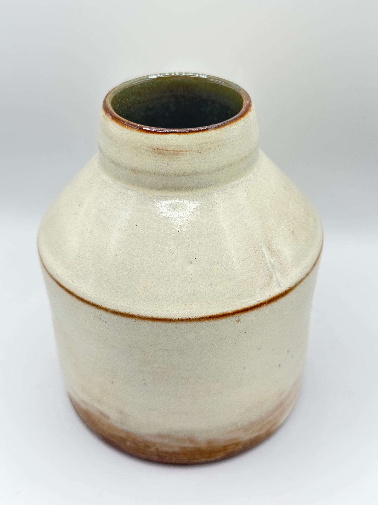 Bud Vase Off-White Rustic