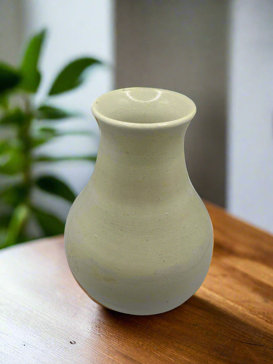 6 inch White Vase