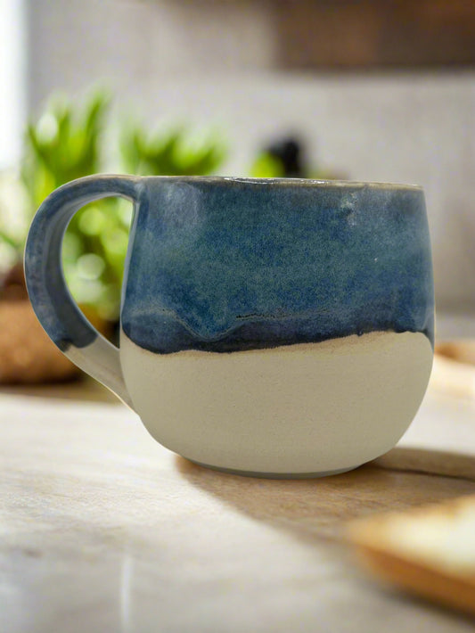 Blue and White Mug