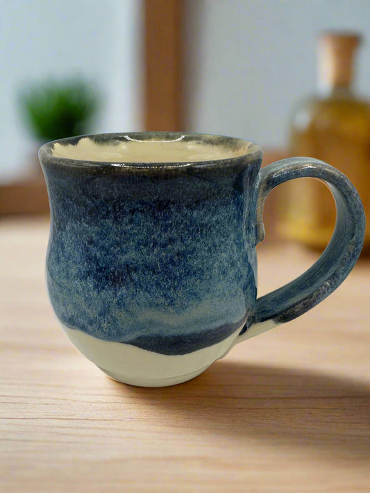 Blue and White Mug