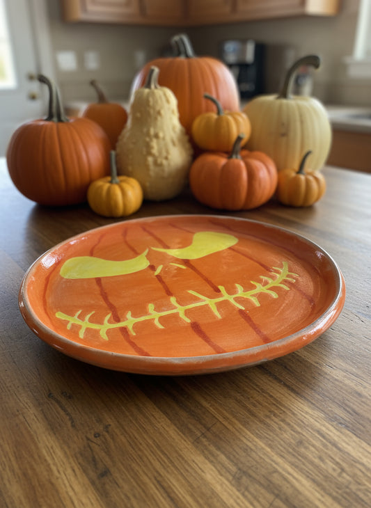 Jack-O-Lantern Plate